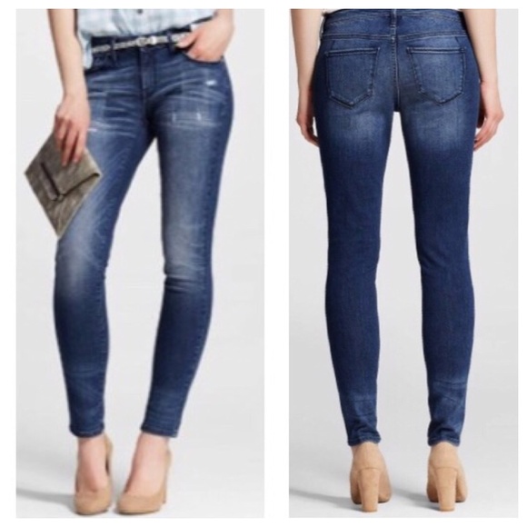 mossimo denim mid rise skinny